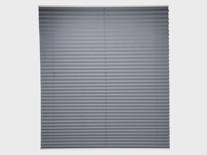 LIVARNO Plisé gordijn voor raam, 60 x 130 cm, montage zonder boren. (Grijs)