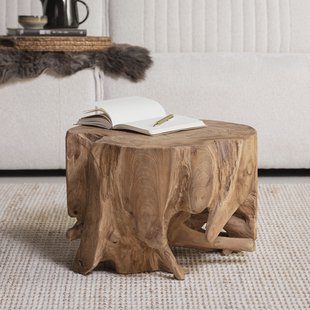 MUST Living Salontafel Buddy Teakhout, 50cm - Bruin