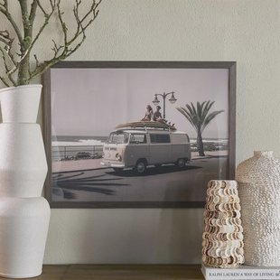 Rivièra Maison Wall Art Sunset Cruiser 85 x 65cm - Bruin