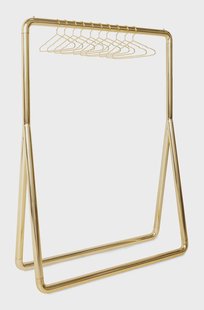 HKliving Kledingrek Chubby incl. hangers - Brass