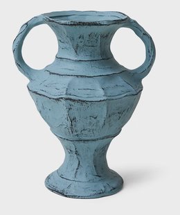 HKliving Vaas New Classics Stoneware, 25cm - Soft Blue