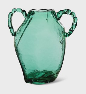 HKliving Vaas Nienke Glas, 33cm - Sapphire