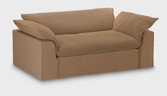 HKliving Hoes voor Bank Nomad 204cm, Corduroy rib - Bruin