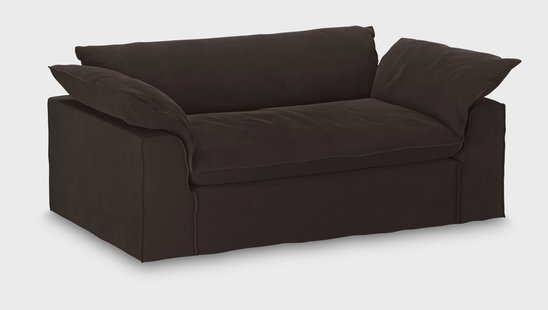 HKliving Hoes voor Bank Nomad Velvet, 204cm - Espresso