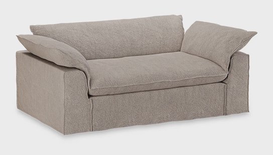 HKliving Hoes voor Bank Nomad 204cm, Sneak stof - Beige
