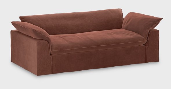 HKliving Hoes voor Bank Nomad 244cm, Royal Velvet - Magnolia