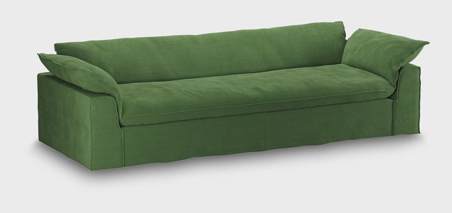 HKliving Hoes voor Bank Nomad 305cm, Royal Velvet - Groen