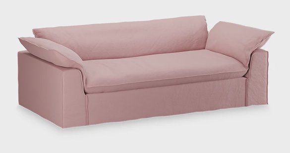 HKliving 3-zits Bank Nomad 244cm, Stof - Blossom