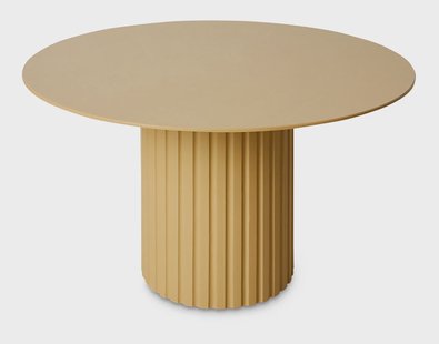 HKliving Ronde Eettafel Pillar Sungkai hout, Ø140cm - Hay