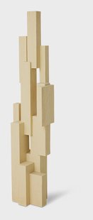 HKliving Sculptuur Skyscraper Sungkaihout, 98cm - Crème