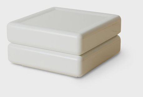 HKliving Vierkante Salontafel Space 60 x 60cm - Wit