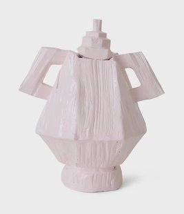 HKliving Vaas Amfora Sungkaihout, 38cm - Lila