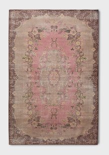 HKliving Vloerkleed Knotted Wol, 200 x 300cm - Roze