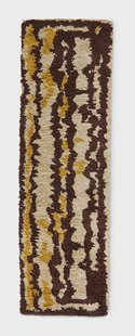 HKliving Vloerkleed Rave Wol, 70 x 250cm - Bruin