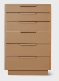 HKliving Ladekast Chest Met 6 lades - Camel