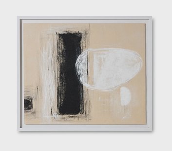 HKliving Schilderij Offset 120 x 102cm - Zand