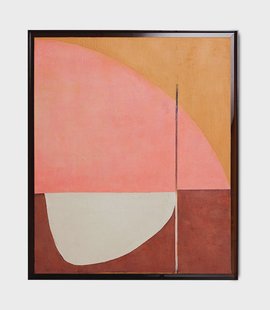 HKliving Schilderij Roseate Hues 127 x 107cm - Bruin,Roze