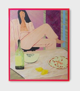 HKliving Schilderij Get your groove on 152 x 127cm - ROZE