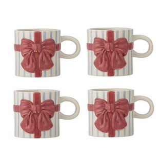 Bloomingville mok Bowie (set van 4)