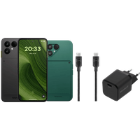 Fairphone 6 256GB Zwart 5G + Compleet Accessoirepakket