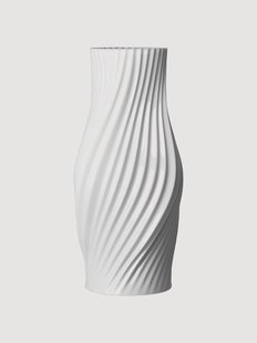 Porseleinen vaas Twist, H 31 cm