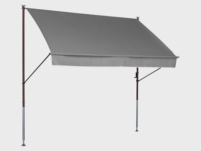 ANGERER Klemluifel (Lichtgrijs, 400 cm breit)