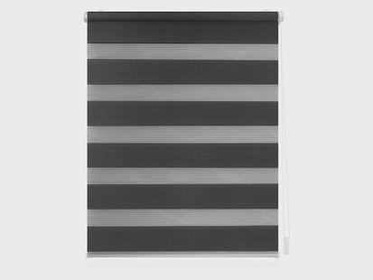 Lichtblick Duo rolgordijn Klemmfix (Antraciet, 50 x 150 cm)