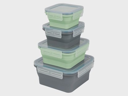 SILVERCREST Opvouwbare vershoudbakjes of lunchbox (Vierkant)