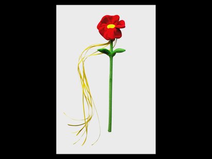 Karlie Honden- of kattenspeelgoed (zonnebloem/rood)