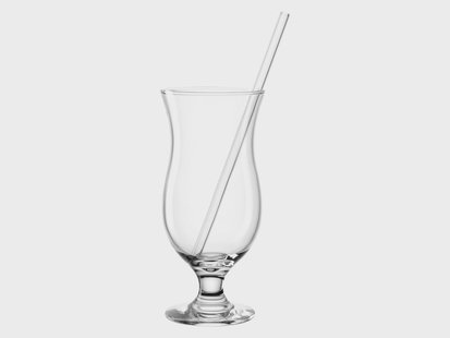Leonardo Set van 4 cocktailglazen met rietjes Tavolino