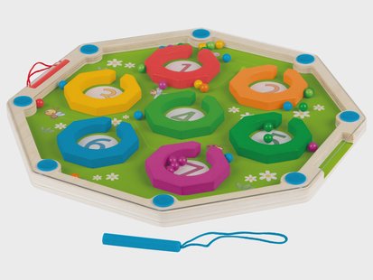 lupilu Houten reken speelgoed (Magnetisch doolhof)