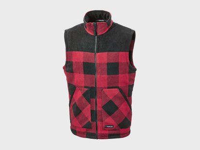 PARKSIDE Heren fleecevest (Rood, XXL)