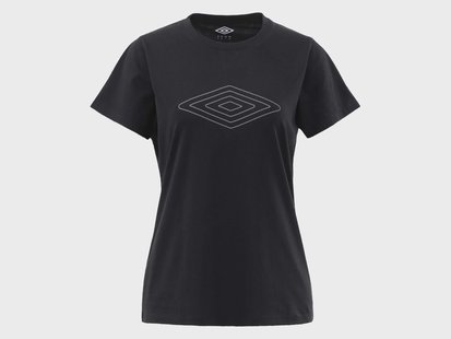 UMBRO Dames T-shirt (Zwart, S)