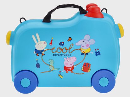 Kinder koffer Peppa Pig (Blauw)
