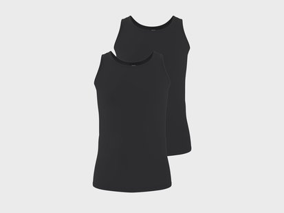 PARKSIDE Set van 2 heren hemden (Zwart, L)