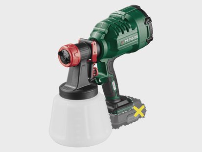 PARKSIDE Accu-verfspuit 20 V, zonder accu en lader