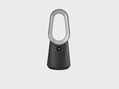 TRONIC Bladloze tafelventilator met afstandsbediening 50,7 cm (Zwart)
