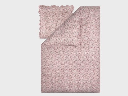 LIVARNO Microvezel-satijn beddengoed, 140 x 200 cm (Bloemen)