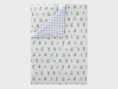 LIVARNO Kinder dekbedovertrek 140 x 200 cm (Dieren)