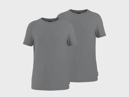 PARKSIDE Set van 2 heren T-shirts (Grijs, XL)