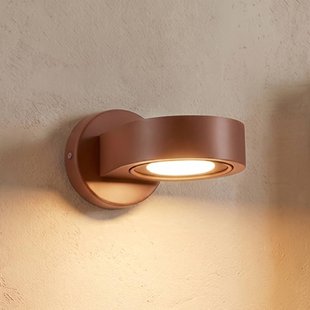 Argon Wandspot Lili, terracotta, Ø 14 cm, GX53