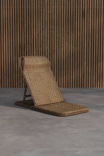 Nohr Loungestoel Jaimee Rattan - Bruin
