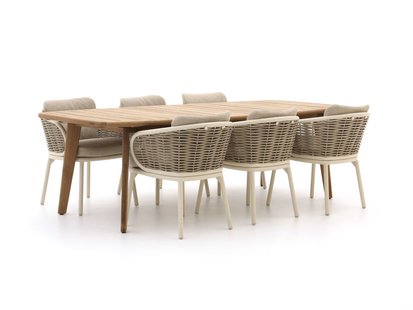 + 15% kassakorting | Apple Bee Pine Key/Martinique 250cm dining tuinset 7-delig - Laagste prijsgarantie!