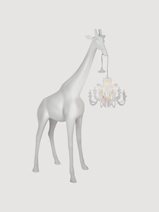 Kleine LED-vloerlamp Giraffe in Love
