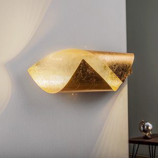 Wrenjo LED Wandlamp L45 Gold - Lindby - Woonkamer - Modern - Metaal