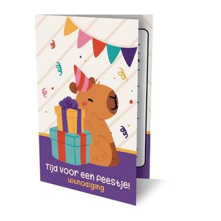 Uitnodigingen Capybara 2 PK 958 / set van 6