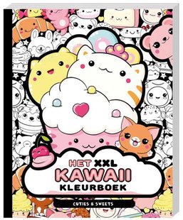 Het XXL Kawaii kleurboek