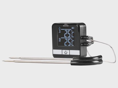 GRILLMEISTER Draadloze BBQ-thermometer met 2 sensoren (Bluetooth)