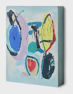 HKliving Wandobject Creative Zone 26 x 19cm - Meerkleurig