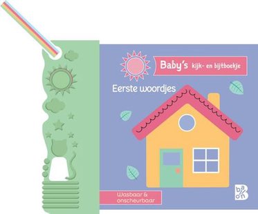Baby's kijk- en bijtboekje: Eerste woordjes